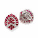 Macklowe Gallery Bulgari Roma 1960s Ruby and Diamond Clip Earrings