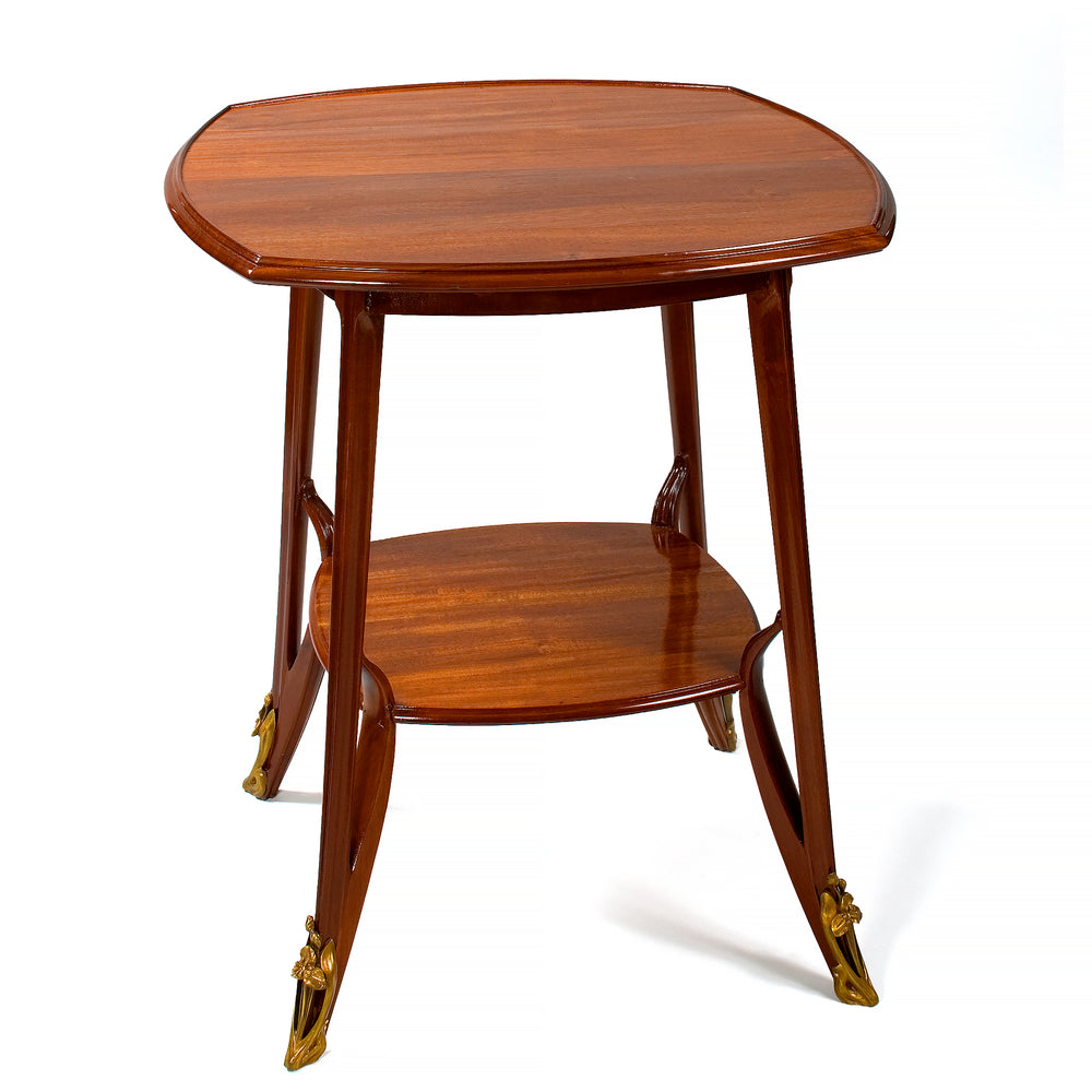 Macklowe Gallery Louis Majorelle Mahogany Two-Tier Table