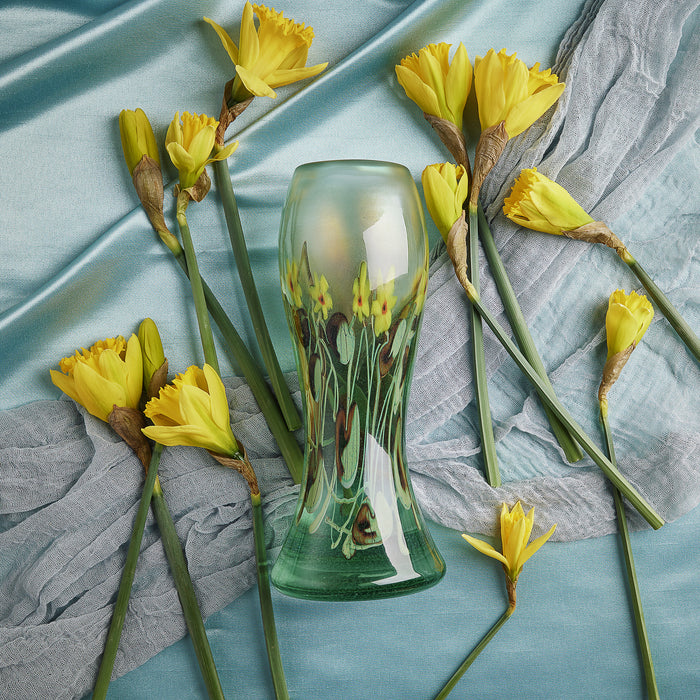 Tiffany Studios New York "Aquamarine" Glass Vase