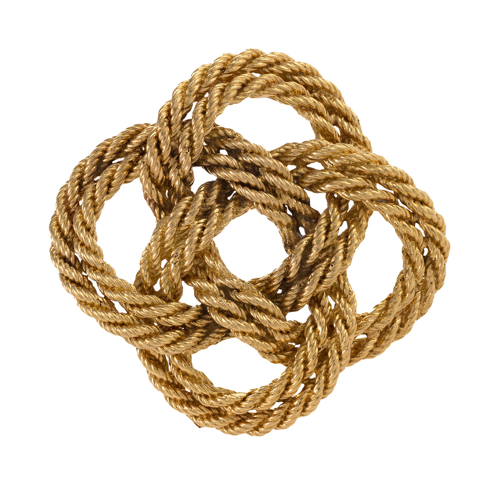 
                      
                        Tiffany & Co. France Gold Knot Brooch
                      
                    