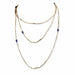 Macklowe Gallery French 18K Gold and Lapis Lazuli Longchain Necklace