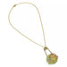 Macklowe Gallery André Rambour "Femme-Fleur" Enamel Gold Pendant