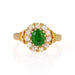 Macklowe Gallery Demantoid Garnet and Diamond Ring