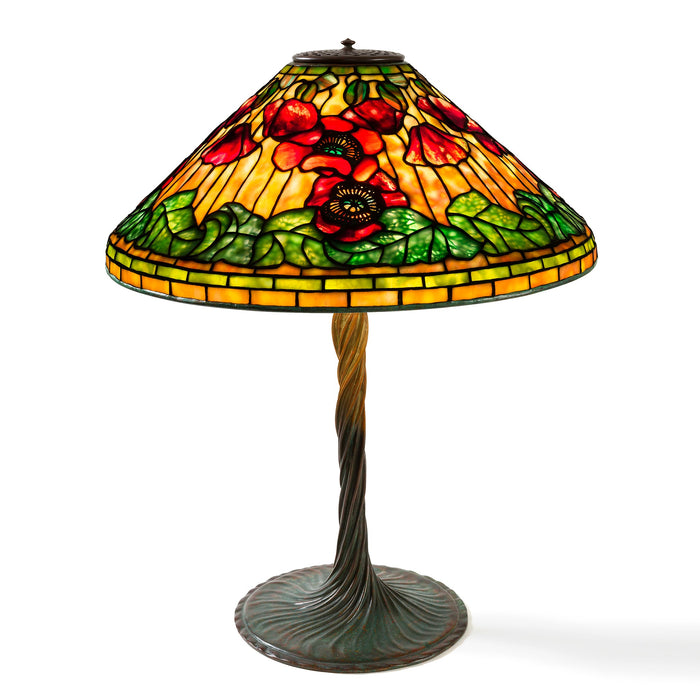 Macklowe Gallery Tiffany Studios New York "Poppy" Lamp