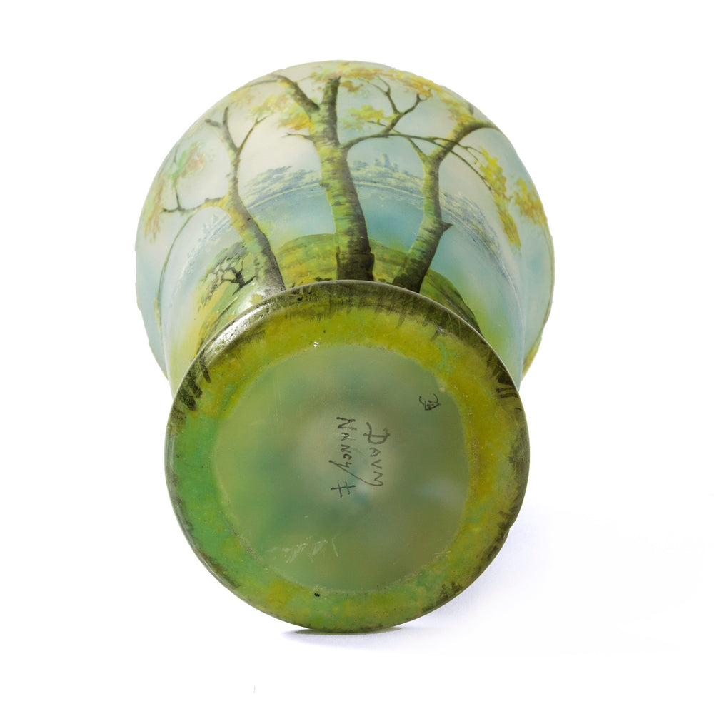 
                      
                        Macklowe Gallery Daum Nancy "Birch Scene" Cameo Glass Vase
                      
                    