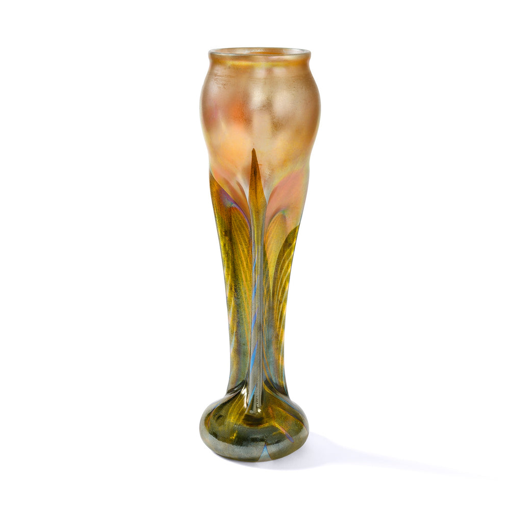 
                      
                        Macklowe Gallery Tiffany Studios New York "Pulled Feather" Vase
                      
                    