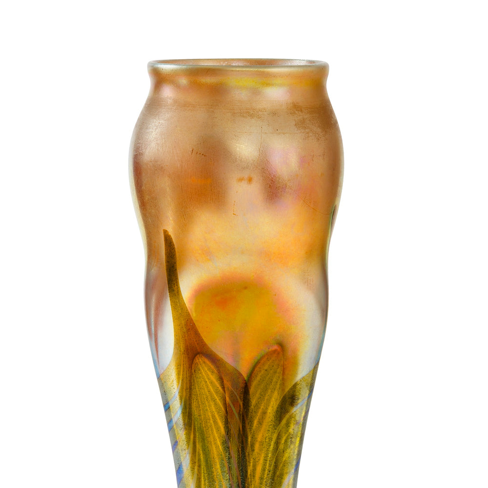 
                      
                        Macklowe Gallery Tiffany Studios New York "Pulled Feather" Vase
                      
                    