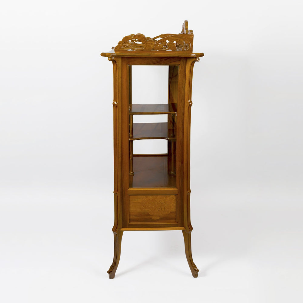 
                      
                        Macklowe Gallery Émile Gallé "Ombelliféres" Fruitwood Marquetry Vitrine
                      
                    